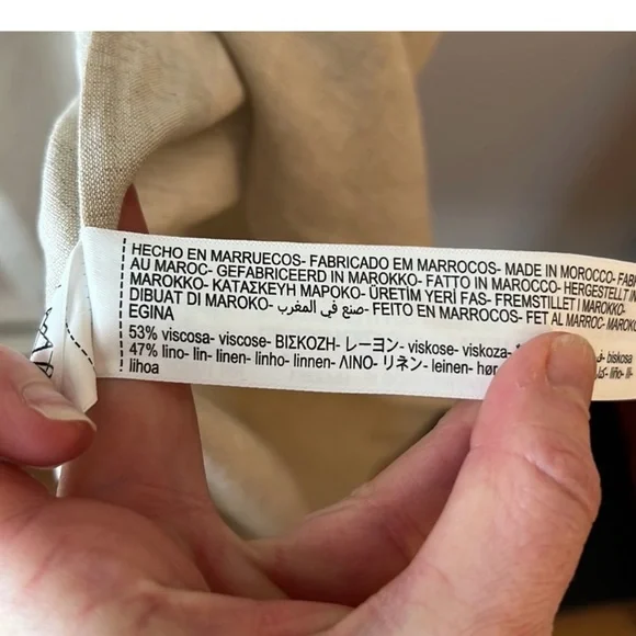 Massimo Dutti Light Beige trench coat wrap dress, NWT, S - Picture 9 of 12